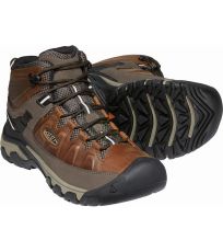 Pánska trekova obuv TARGHEE III MID WP M KEEN chestnut/mulch