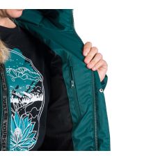 Dámska zateplená dlhá bunda s kožušinou JODY NORTHFINDER inkblue