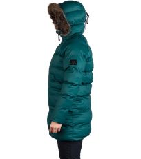 Dámska zateplená dlhá bunda s kožušinou JODY NORTHFINDER inkblue