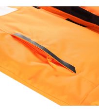Detská lyžiarska bunda s PTX membránou DEARO ALPINE PRO neón pomaranč