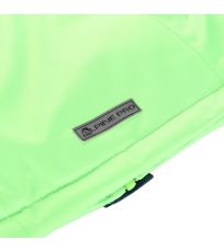 Detská lyžiarska bunda s PTX membránou DEARO ALPINE PRO neon green gecko
