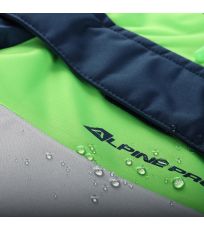 Detská lyžiarska bunda s PTX membránou DEARO ALPINE PRO neon green gecko