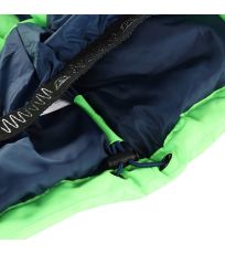Detská lyžiarska bunda s PTX membránou DEARO ALPINE PRO neon green gecko