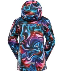 Detská lyžiarska bunda s PTX membránou KIWERO ALPINE PRO vivacious