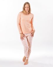 Dámske dlhé pyžamo 19167P GINA