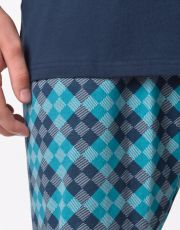 Pánske krátke pyžamo 79198P GINA sladkého drievka mesiac