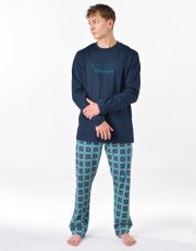 Pánske dlhé pyžamo 79205P GINA