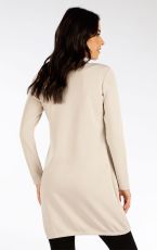 Dámske šaty s dlhým rukávom 7F075 LITEX béžová