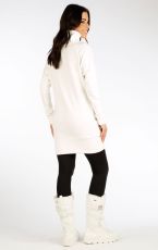 Dámske mikinové šaty 7F130 LITEX Biela