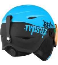 Lyžiarska detská helma so štítom TWISTER VISOR RELAX 