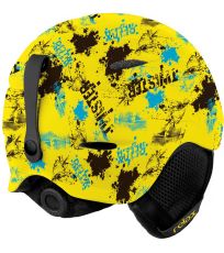Detská lyžiarska helma TWISTER RELAX žltá