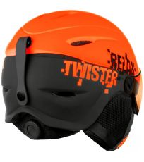 Lyžiarska detská helma so štítom TWISTER VISOR RELAX 