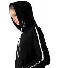 Dámska fleecová mikina H4Z21-BLD034 4F DEEP BLACK