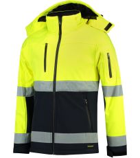 Uni softshellová bunda Bi-color EN ISO 20471 Softshell Tricorp fluorescenčná žltá