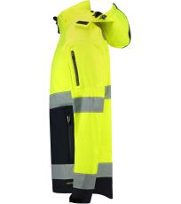 Uni softshellová bunda Bi-color EN ISO 20471 Softshell Tricorp fluorescenčná žltá