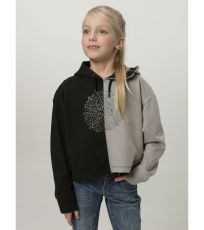 Dievčenská mikina DOKSY LOAP čierna