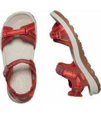 Dámske sandále TERRADORA II OPEN TOE SANDAL W KEEN dark red/coral