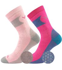 Detské protišmykové ponožky - 2 páry Prime ABS Voxx mix holka