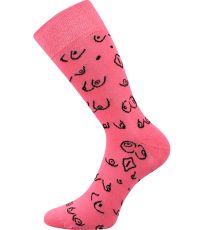 Dámske vzorované ponožky - 1-3 páry Doble mix Lonka vzor KP