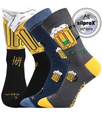 Pánske trendy ponožky - 3 páry PiVoXX Voxx