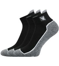 Unisex športové ponožky - 3 páry Nesty 01 VoXX® čierna