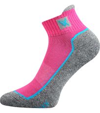 Unisex športové ponožky - 3 páry Nesty 01 Voxx magenta