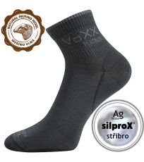 Pánske ponožky so zosilnenou pätou Radik Voxx tmavo šedá