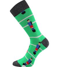 Unisex vzorované ponožky - 3 páry Debox Lonka mix D