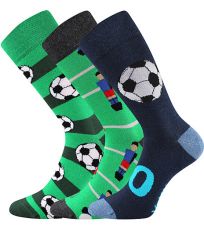 Unisex vzorované ponožky - 3 páry Debox Lonka mix D