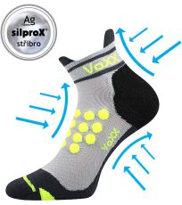 Unisex kompresné ponožky Sprinter Voxx svetlo šedá