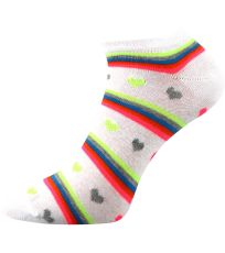 Dámske vzorované ponožky - 3 páry Piki 60 Boma mix A