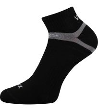 Unisex športové ponožky - 3 páry Rex 14 Voxx čierna