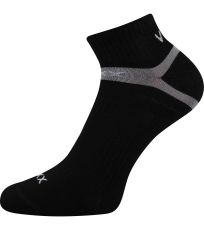 Unisex športové ponožky - 3 páry Rex 14 VoXX® čierna