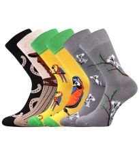 Dámske vzorované ponožky - 1-3 páry Doble mix Lonka mix H