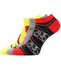 Unisex vzorované ponožky - 3 páry Dedon Lonka mix C