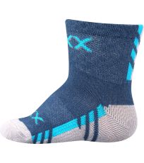Dojčenské ponožky s jemným lemom - 3 páry Piusinek Voxx mix A - chlapec