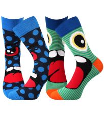 Detské vzorované ponožky - 3 páry Ksichtik Boma