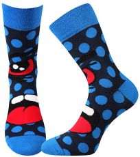 Detské vzorované ponožky - 2-3 páry Ksichtik Boma mix A - chlapec