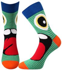 Detské vzorované ponožky - 2-3 páry Ksichtik Boma mix A - chlapec