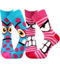 Detské vzorované ponožky - 3 páry Ksichtik Boma