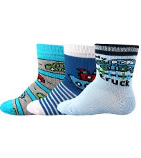 Dojčenské ponožky - 3 páry Bejbik Boma mix A - chlapec