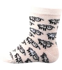 Dojčenské ponožky - 3 páry Bejbik Boma mix B - holka