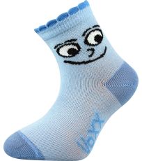 Detské vzorované ponožky - 3 páry Kukik VoXX® mix A - chlapec