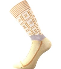 Unisex trendy ponožky Chocolate Lonka DARK dámske