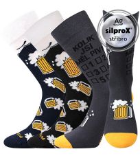 Pánske trendy ponožky - 3 páry PiVoXX VoXX® mix IIIIII - 6