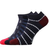 Unisex vzorované ponožky - 3 páry Dedon Lonka mix G