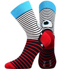 Detské vzorované ponožky - 2-3 páry Ksichtik Boma mix C