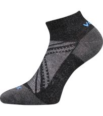 Unisex športové ponožky - 3 páry Rex 15 VoXX® čierna