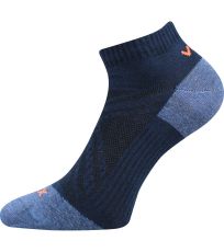Unisex športové ponožky - 3 páry Rex 15 Voxx tmavo modrá