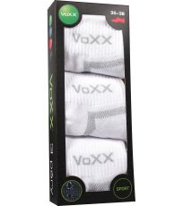 Unisex froté ponožky - 3 páry Caddy B Voxx biela